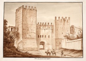 La Porta San Lorenzo, inter ageres, 1833 - Agostino Tofanelli